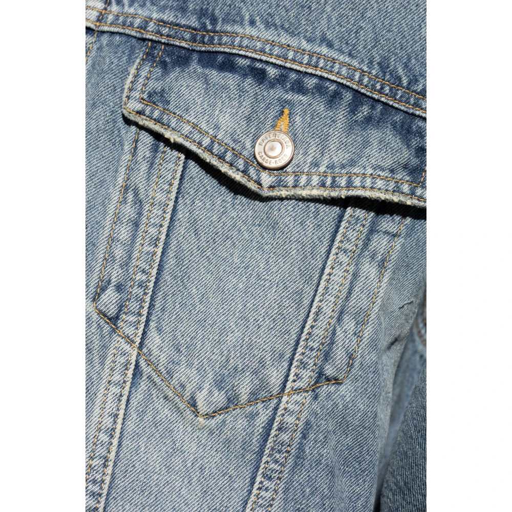 Balenciaga Denim jas Blue Heren