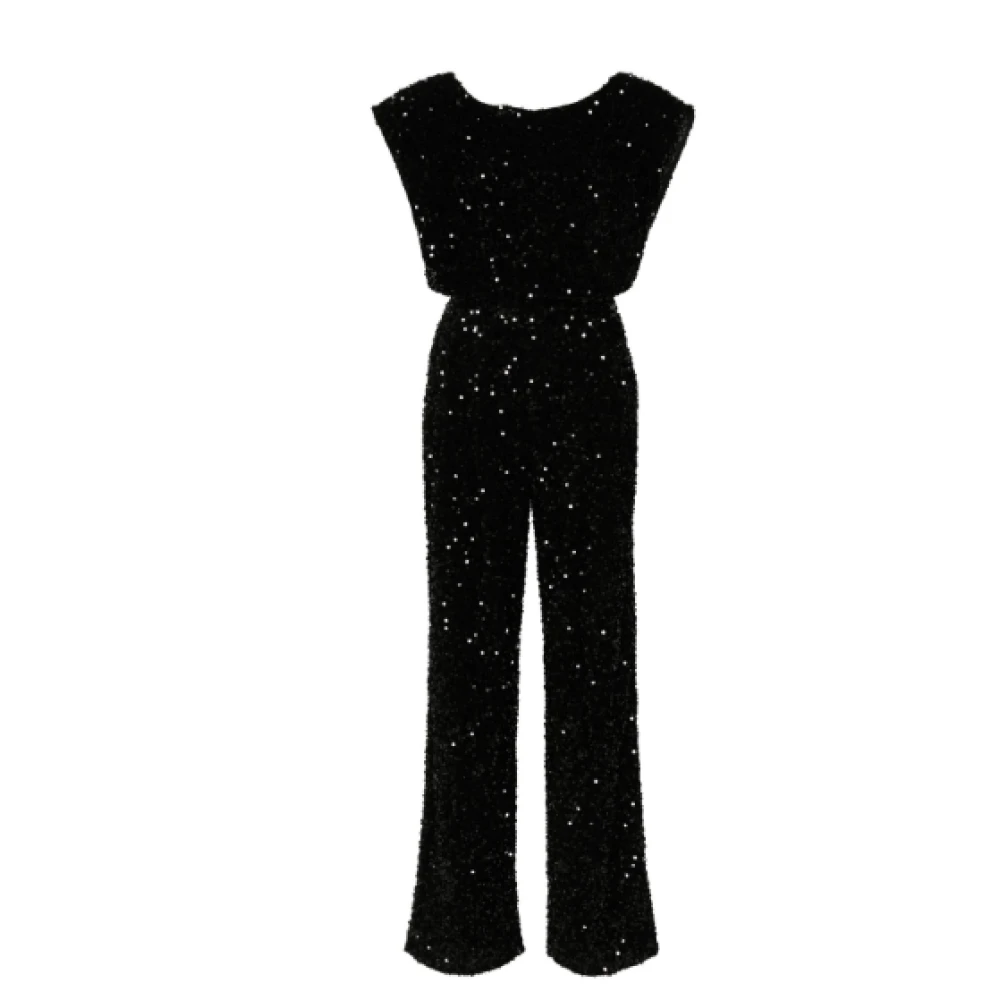 Elisabetta Franchi Zwarte Broek met Stijl Black Dames
