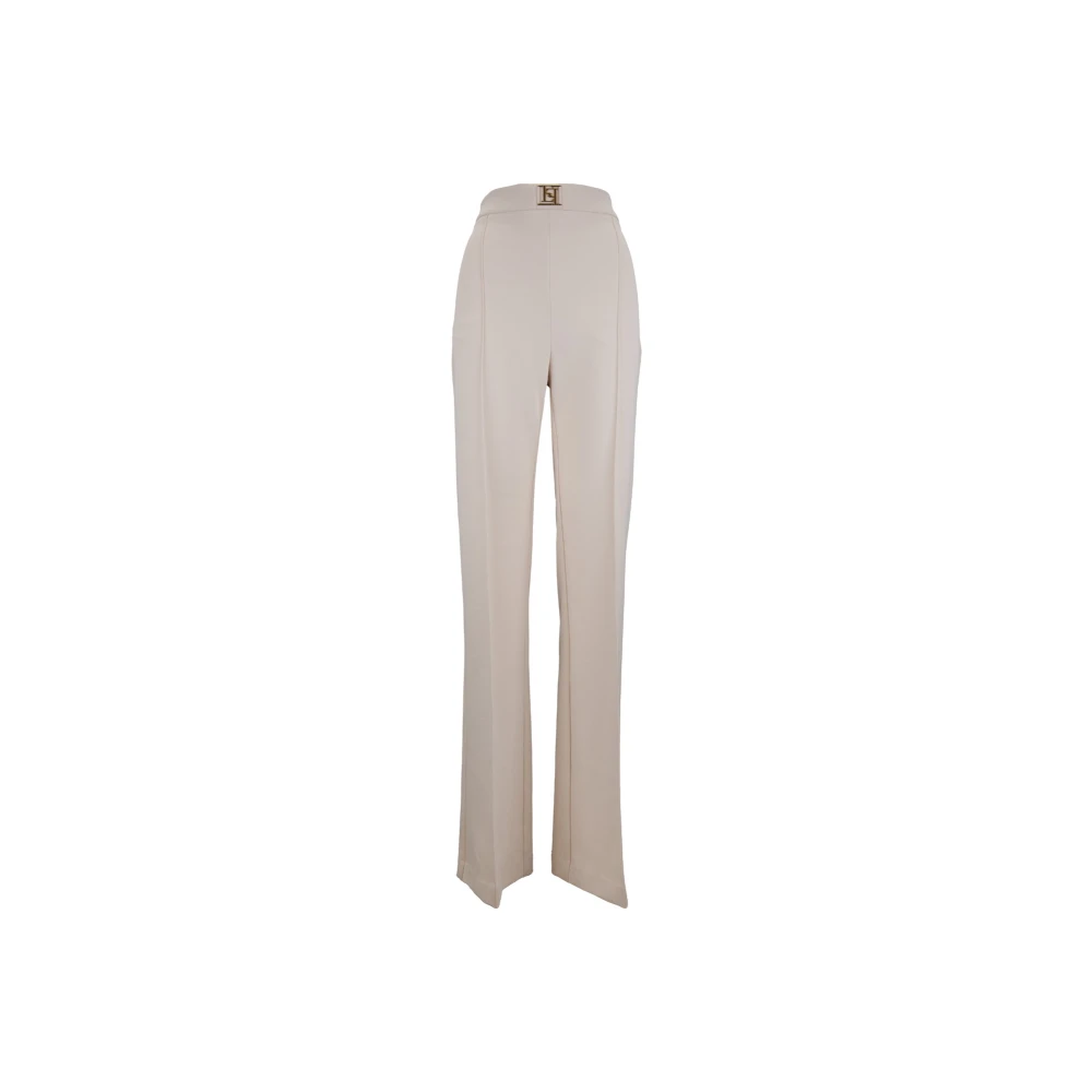 Trousers > Wide Trousers - - Elisabetta Franchi - Modalova