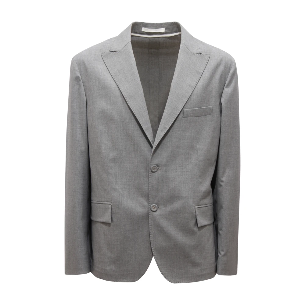 Paolo Pecora Men's Gray Giacca Sfoderata Jacket