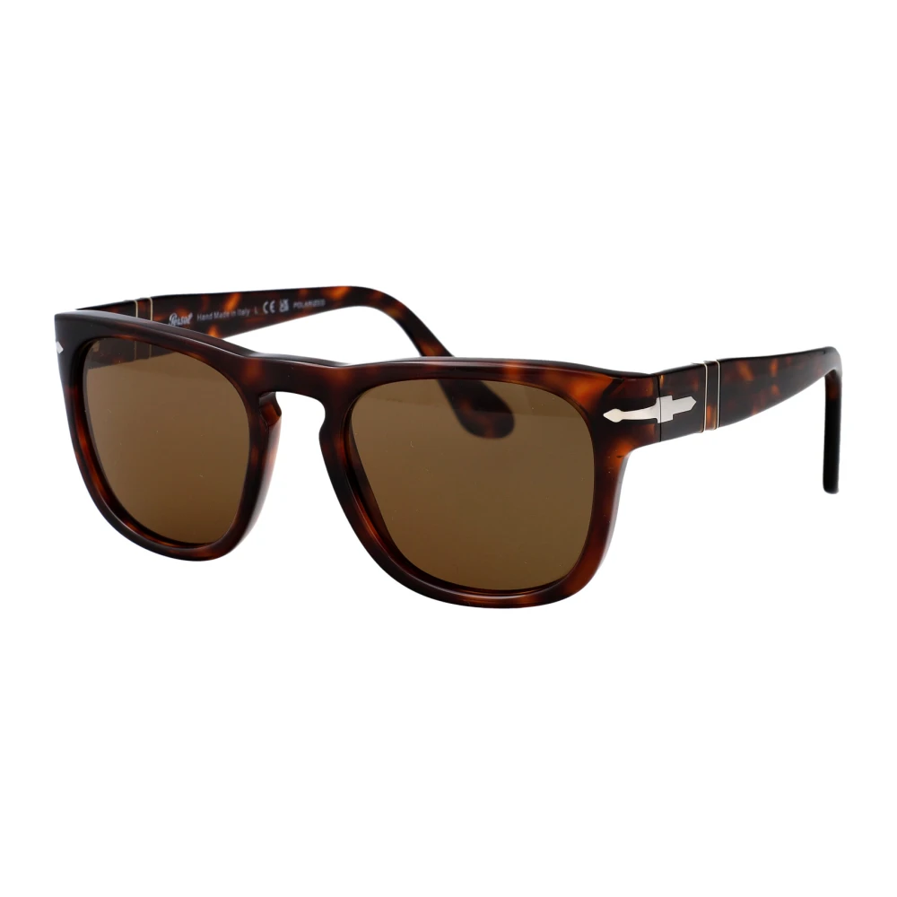 Persol Unisex Brown Sunglasses, 51 Mm, Stylish Elio Sunglasses For Summer