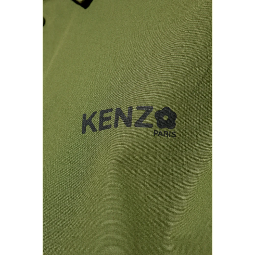 Kenzo Kortemouwenshirt Green Heren