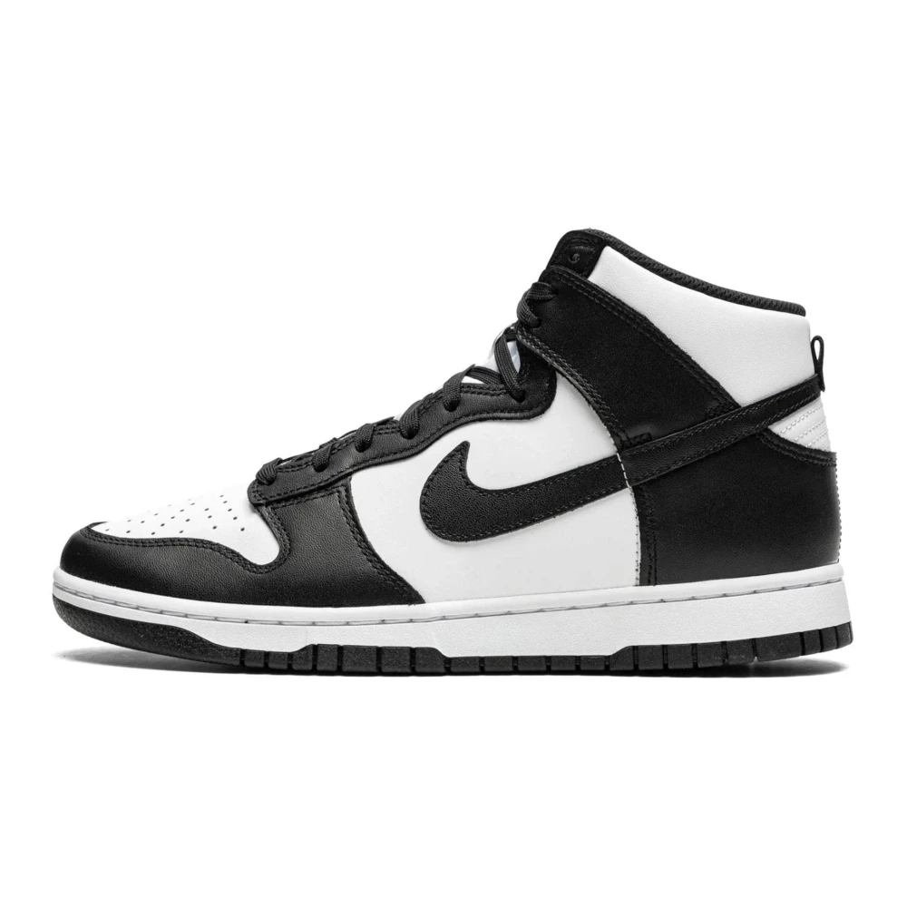 Nike Men's Black Trainers, 13 Uk, High-Top White Panda Sneaker
