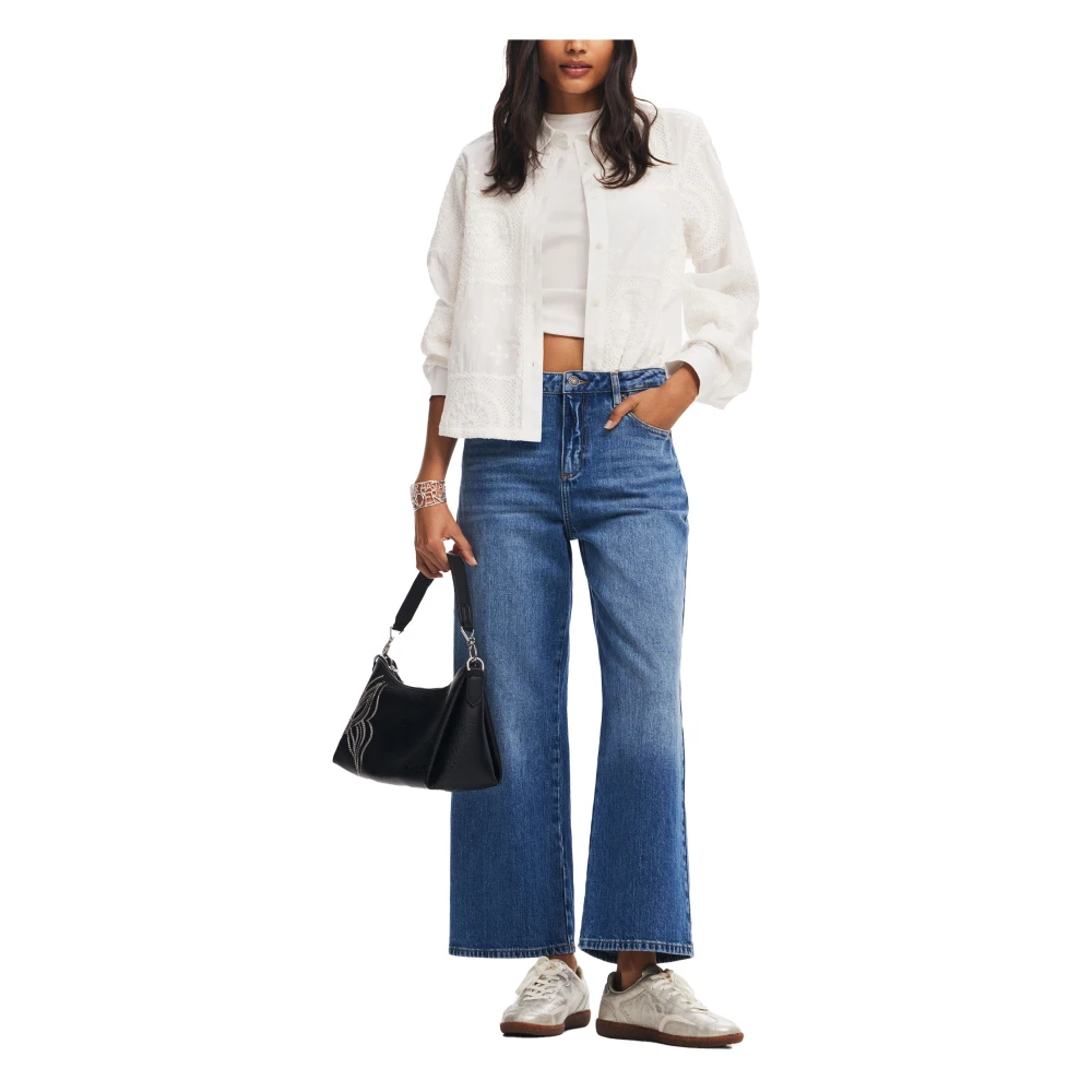 Desigual Denim Beryl Jeans Herfst Winter Collectie Blue Dames
