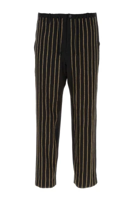 Cropped Viscose Blend Trousers