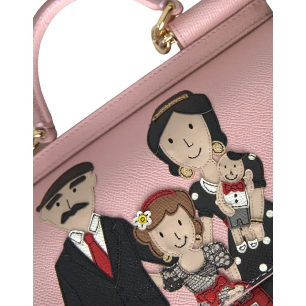 Dolce & Gabbana Pre-owned Leather handbags Pink Dames