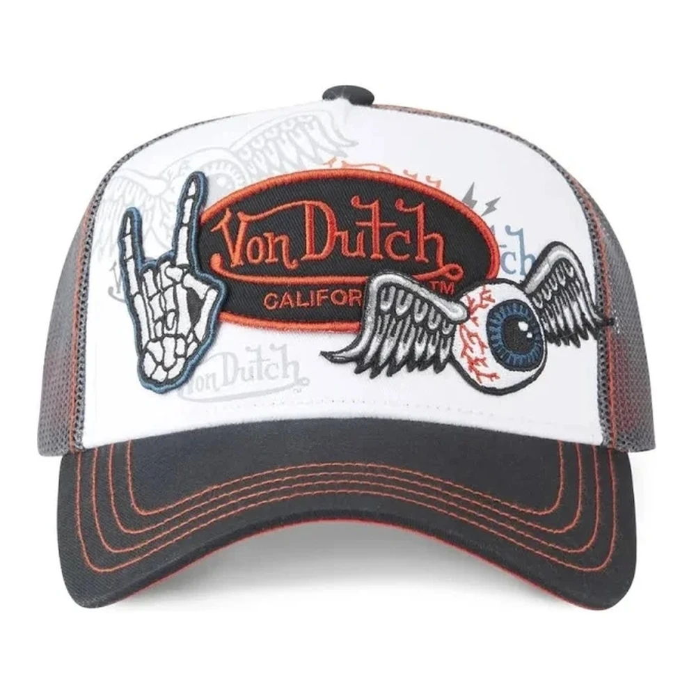 Von Dutch Zwart Wit Trucker Cap Multicolor Heren