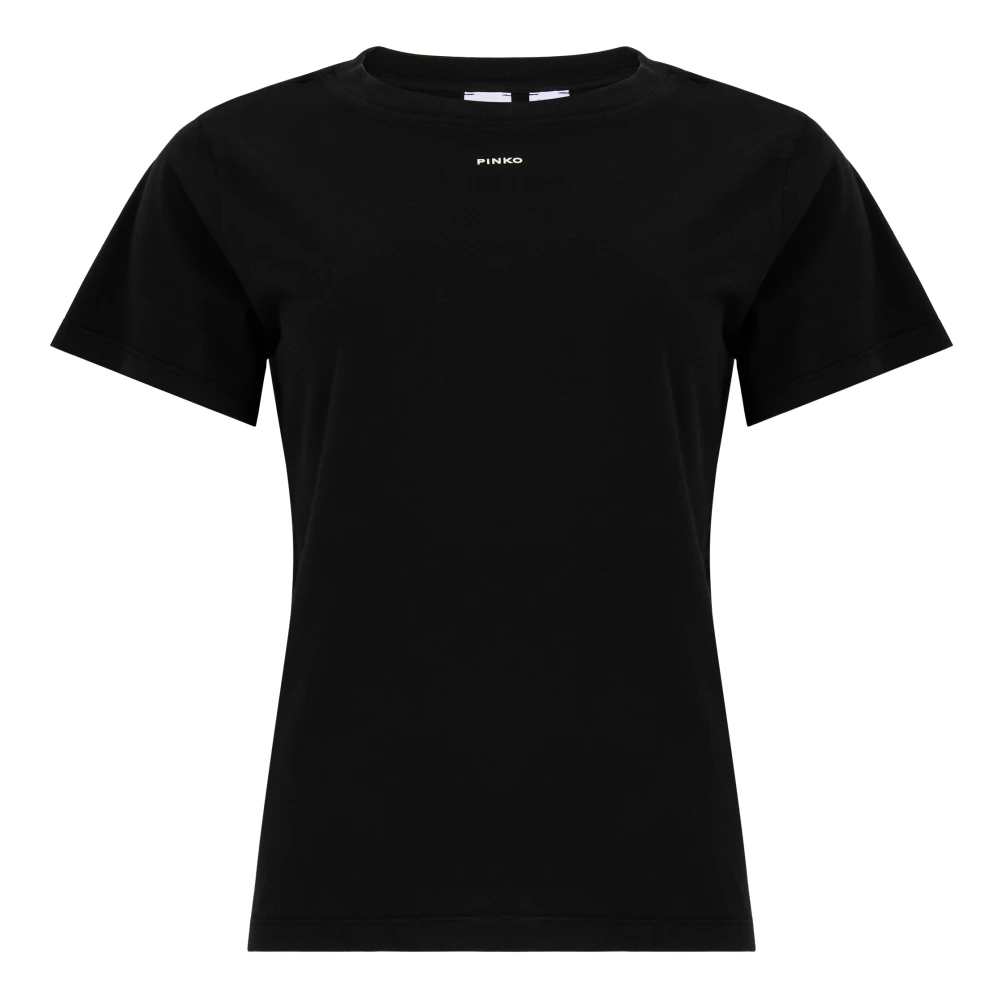 Pinko Stijlvolle Zwarte T-shirts en Polos Black Dames