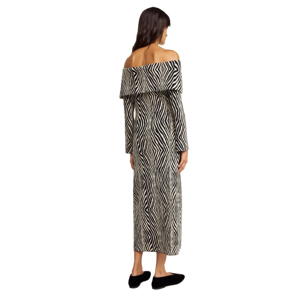 By Malene Birger Minimalistische Midi Jurk By Herenne Birger Black Dames