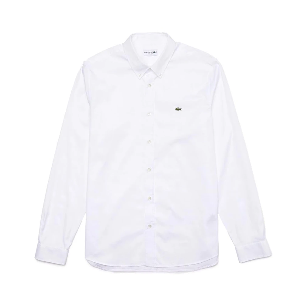 Lacoste Eenvoudige en schone shirts in 7 moderne tinten White Heren