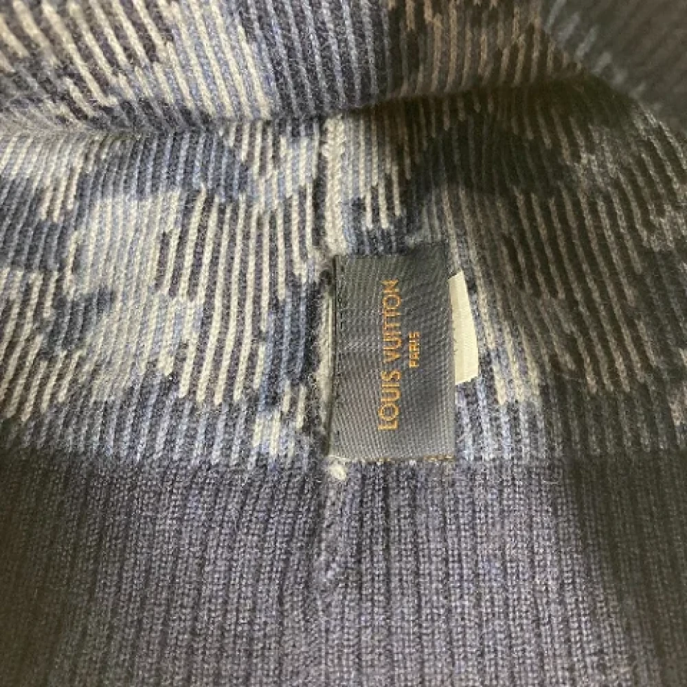 Louis Vuitton Vintage Pre-owned Wool hats Blue Dames