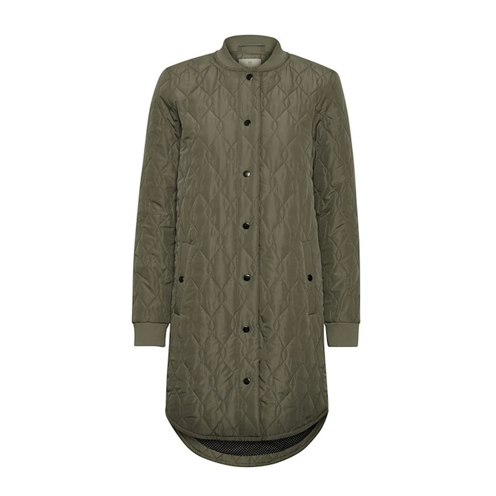 Kaffe - Coats > Parkas - Green - Kaffe - Modalova