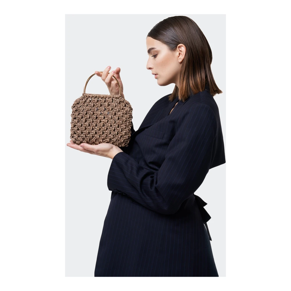 Hibourama Stijlvolle Alice Handtas Brown Dames