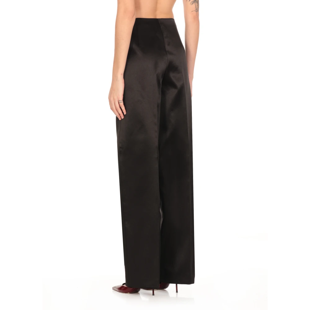 Philosophy di Lorenzo Serafini Zwarte Broek met Voorzakken Black Dames