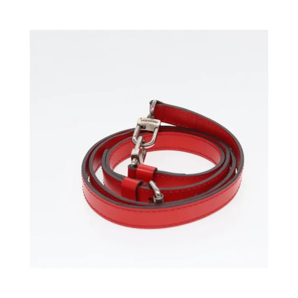 Louis Vuitton Vintage Pre-owned Leather home-office Red Dames