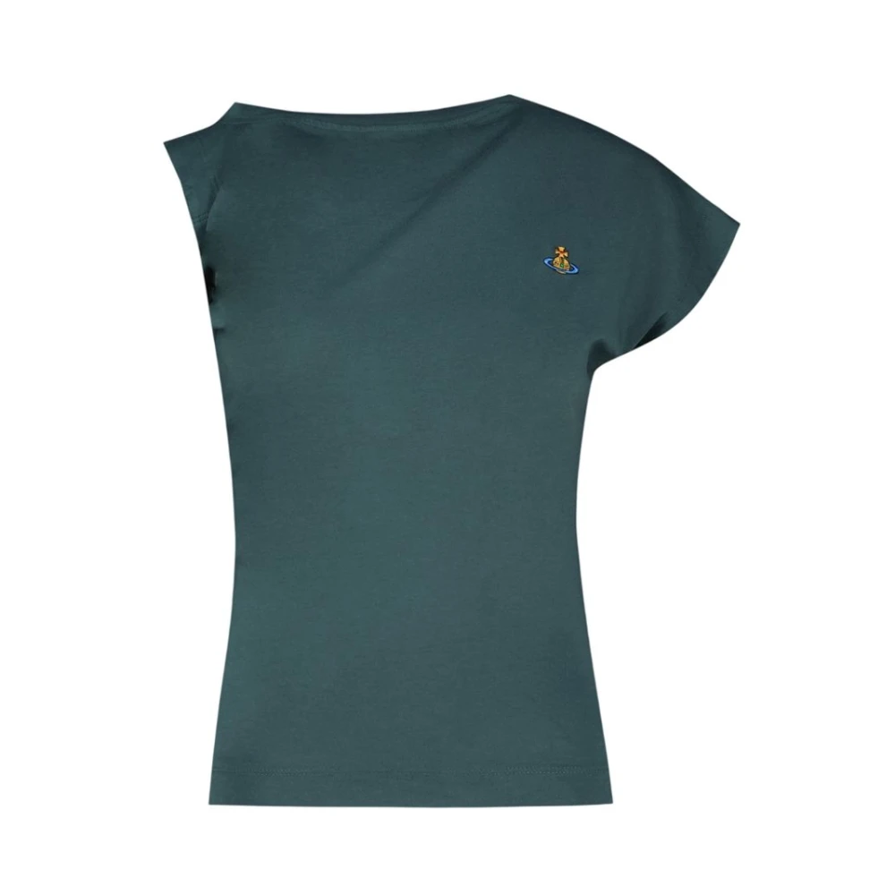 Vivienne Westwood Green T-Shirts, Female, M, Hebo T-Shirt