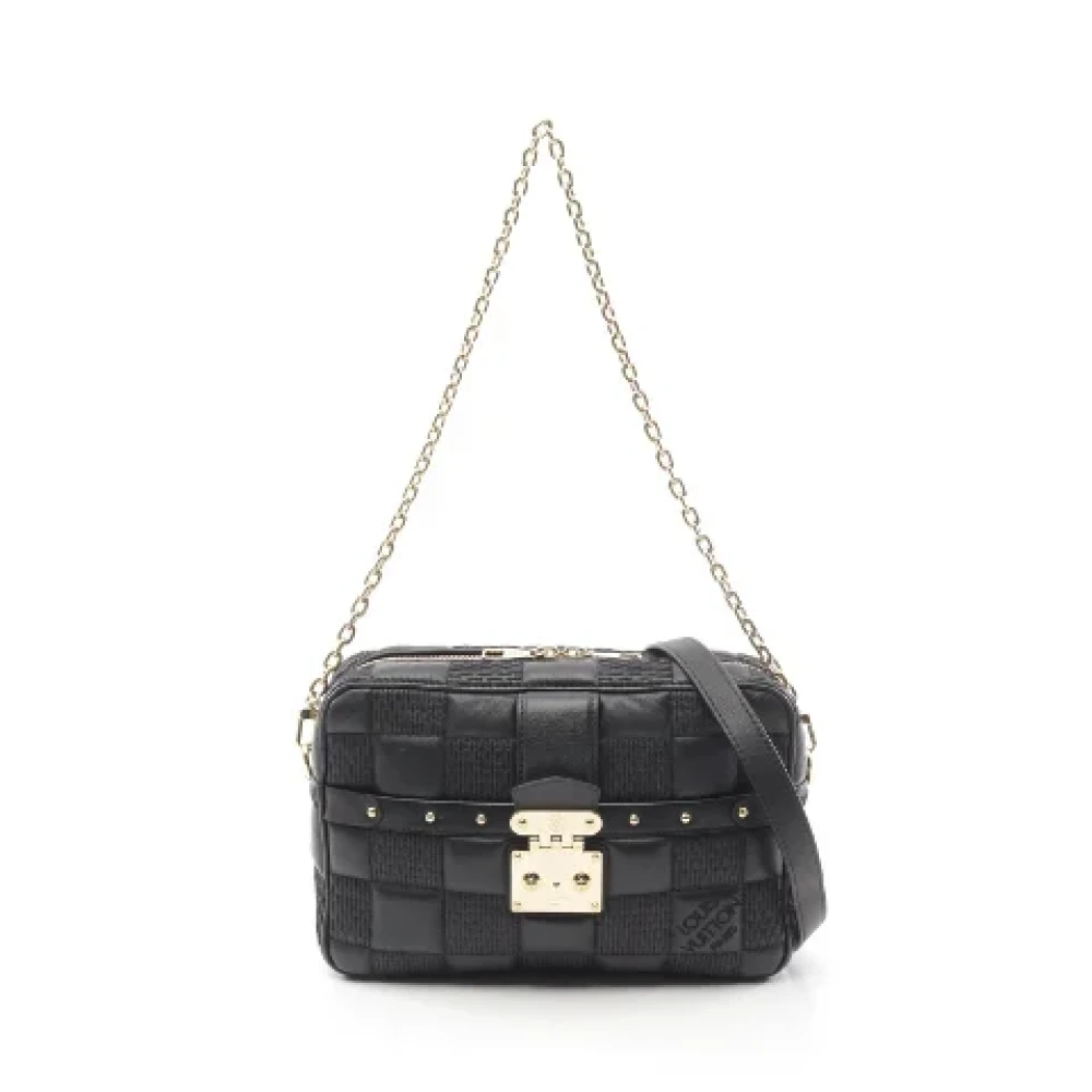 Louis Vuitton Vintage Pre-owned Leather crossbody-bags Black Dames