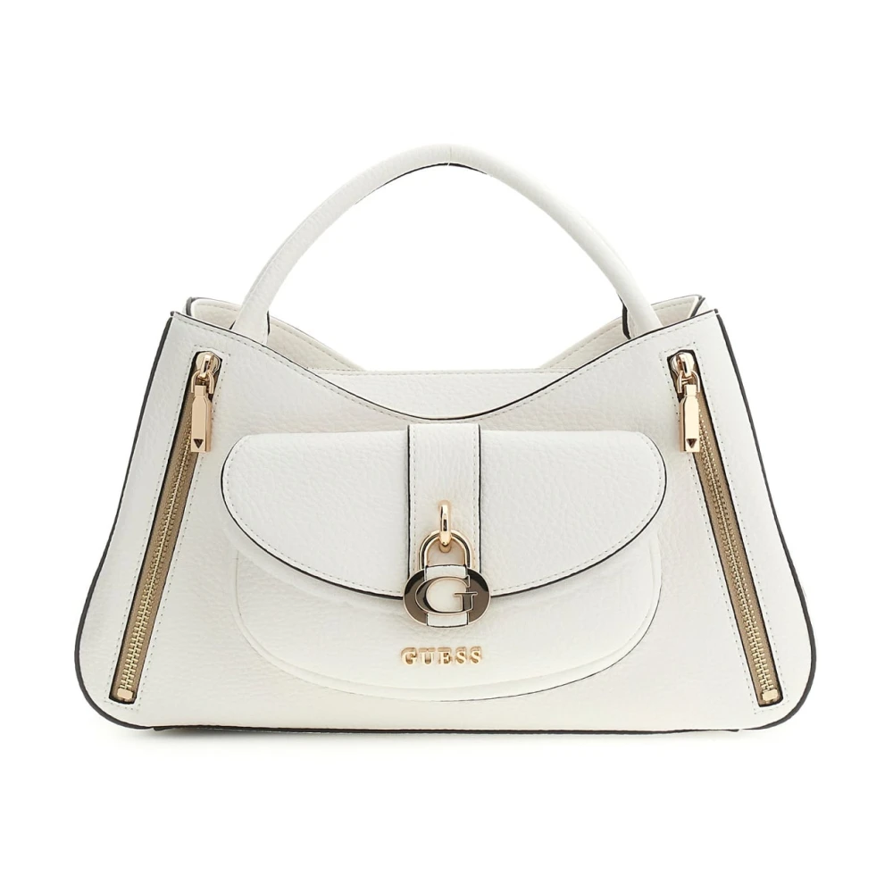 Guess Women's White Handbags, One Size, Jessa Handbag