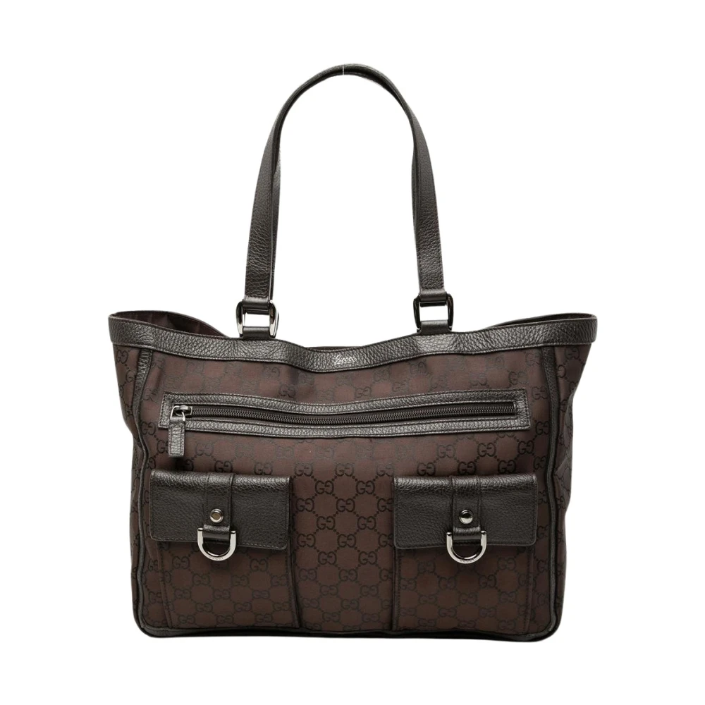 Gucci Vintage Donna Marrone Pre-Owned, Taglia Unica, Used,