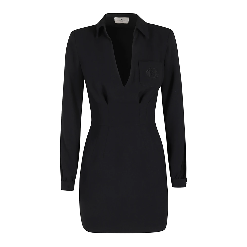 Elisabetta Franchi Elegante Jurk voor Speciale Gelegenheden Black Dames
