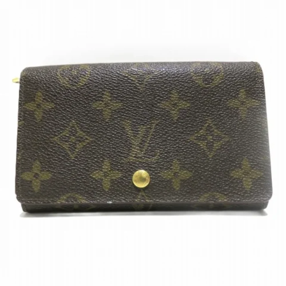 Louis Vuitton Vintage Pre-owned Canvas wallets Brown Dames