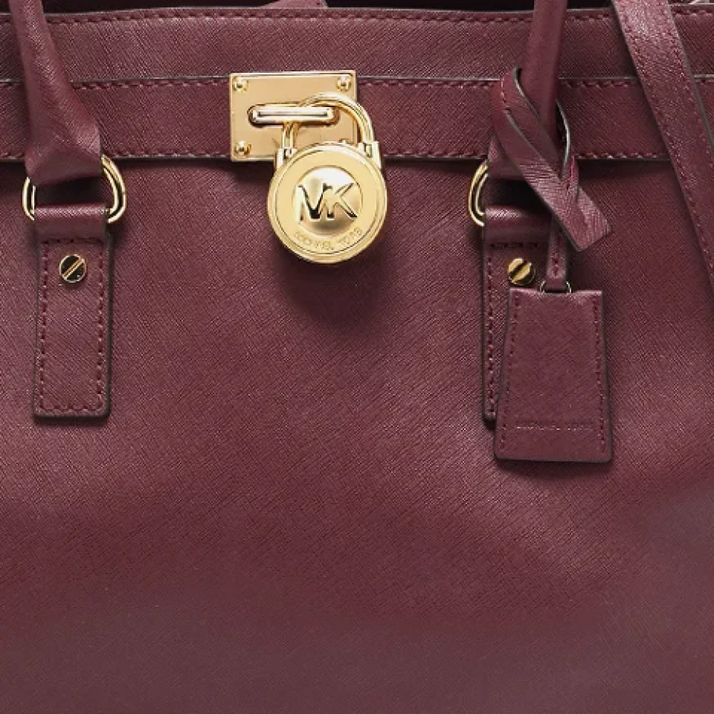 Michael Kors Pre-owned Leather totes Red Dames