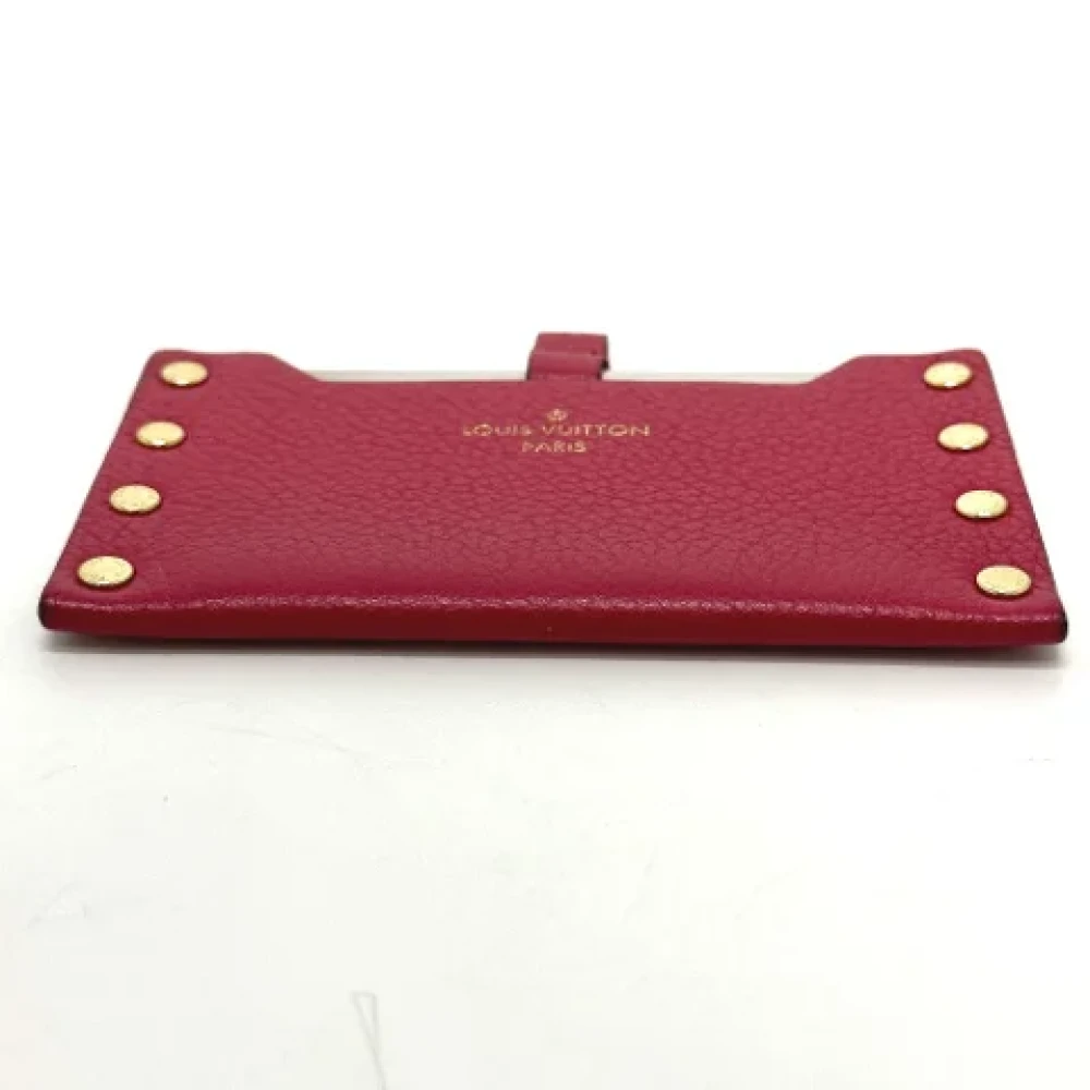 Louis Vuitton Vintage Pre-owned Leather wallets Pink Dames