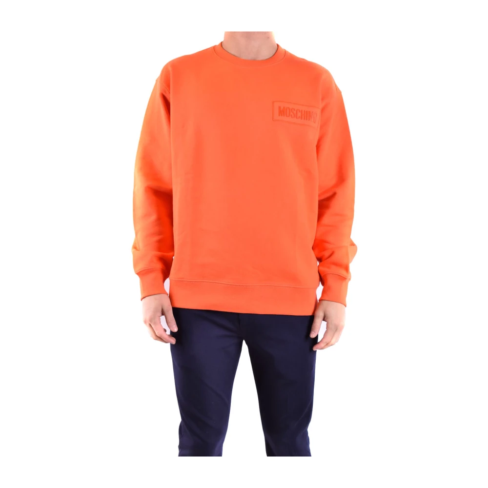 Moschino Trainingsshirt Comfortabel en Stijlvol Orange Heren