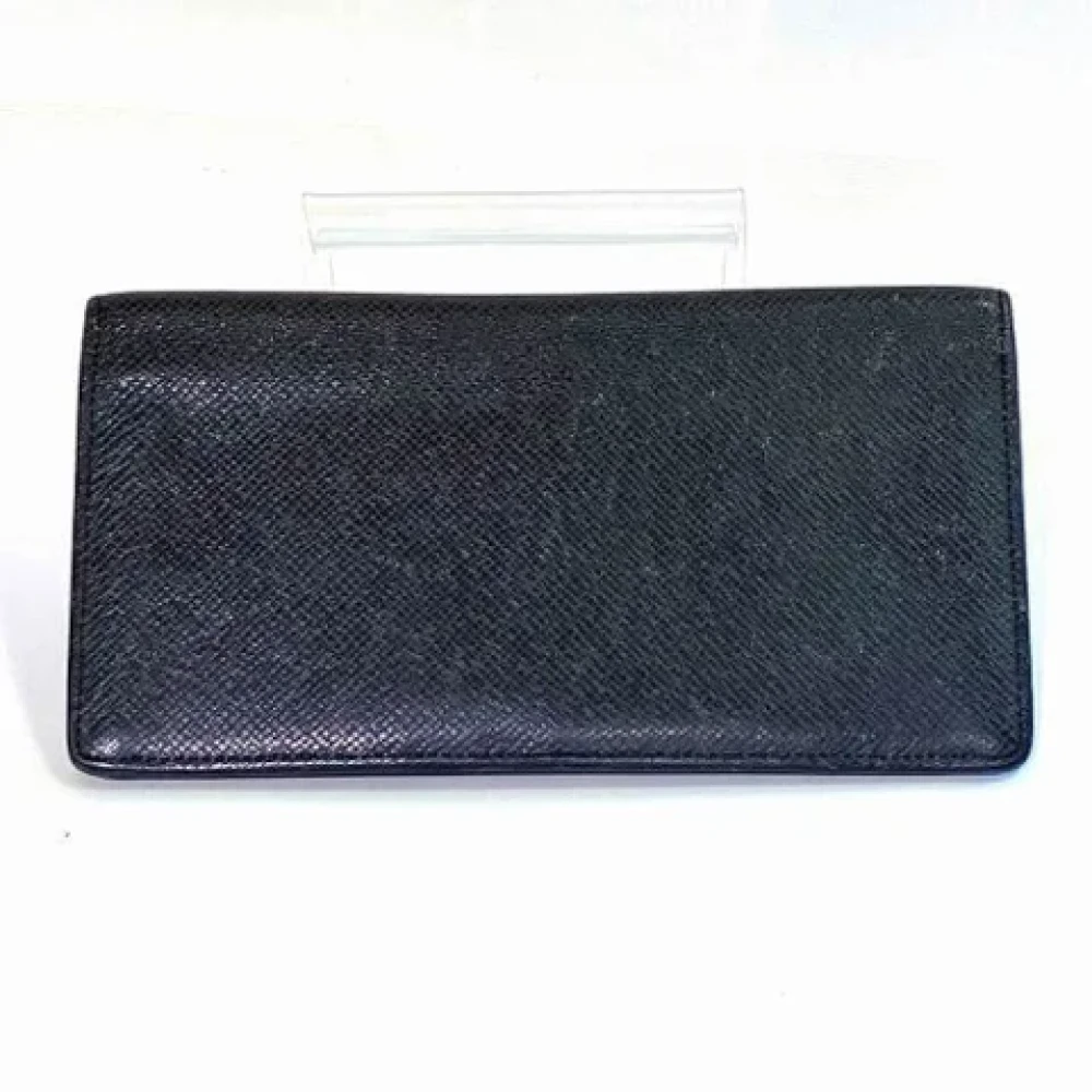 Louis Vuitton Vintage Pre-owned Leather wallets Black Heren
