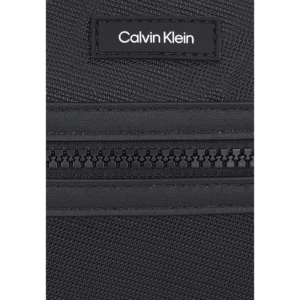 Calvin Klein Essential Flatpack Heren Tas Lente Zomer Collectie Black Heren