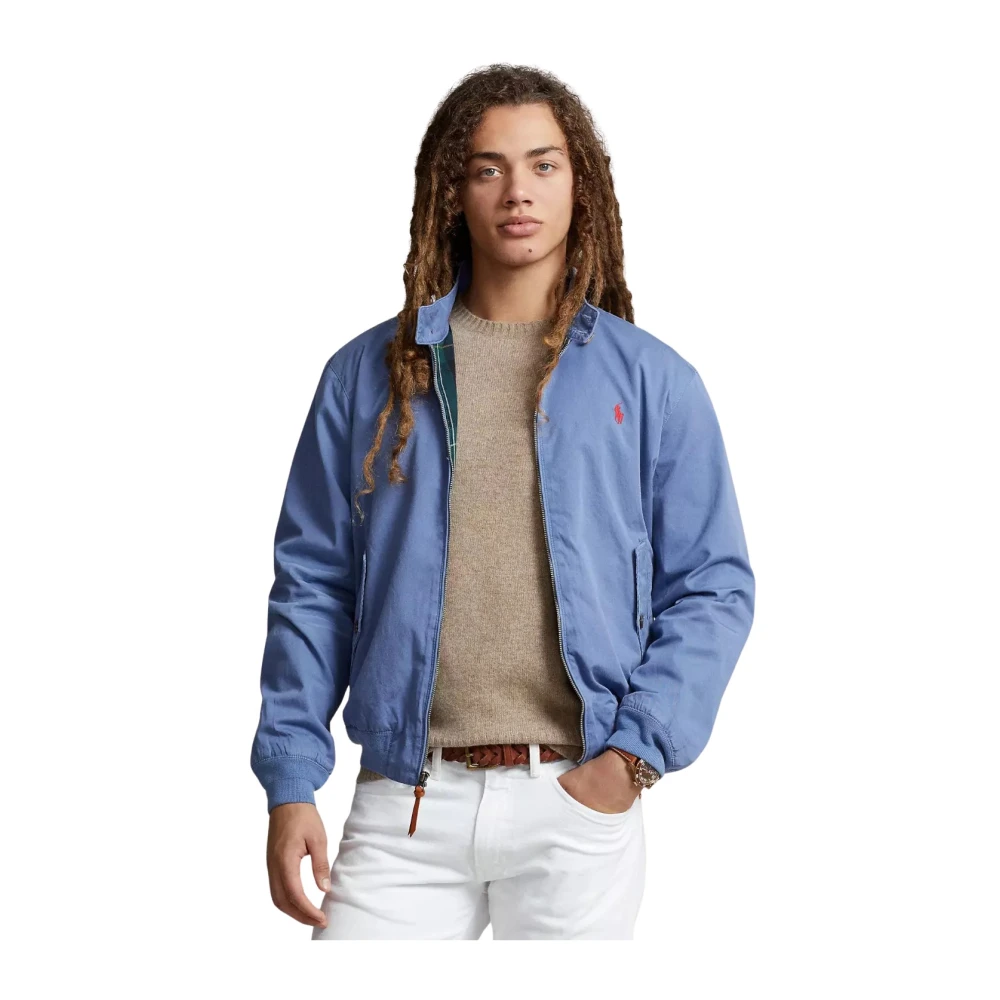 Ralph Lauren City Twill Jacket Blue Heren