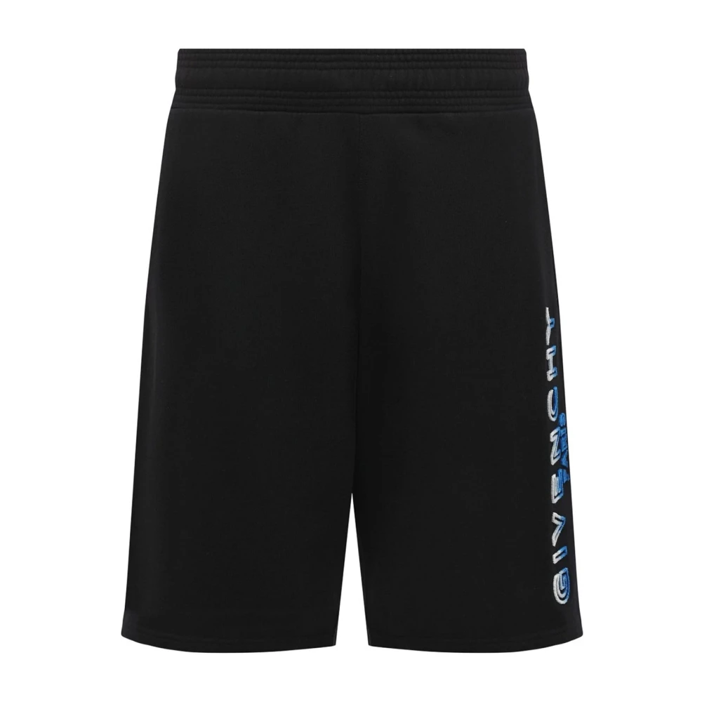 Givenchy Logo Track Shorts voor Mannen Black Heren
