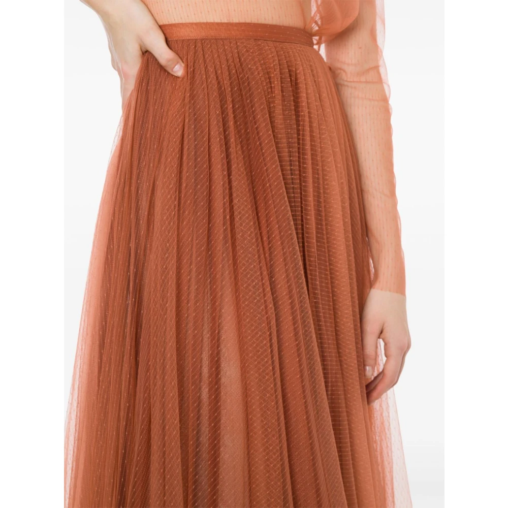 Philosophy di Lorenzo Serafini Bruine Gonna Rokken Brown Dames