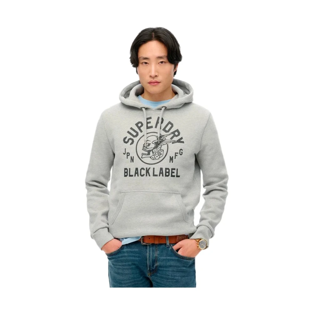 Superdry Uomo Grigio Felpe, 2XL, New,