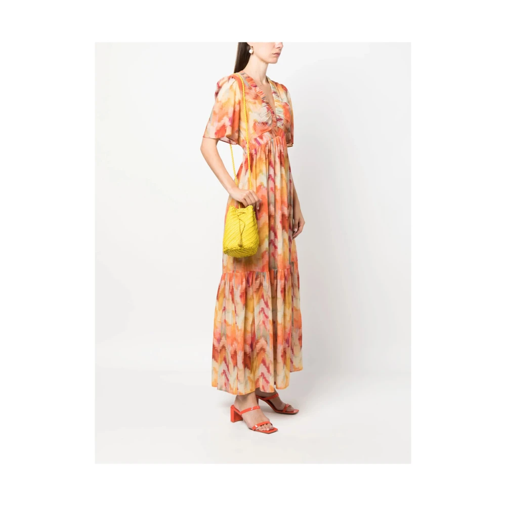 Dragon Diffusion Chartreuse Leren Trekkoordtas met Kwast Yellow Dames
