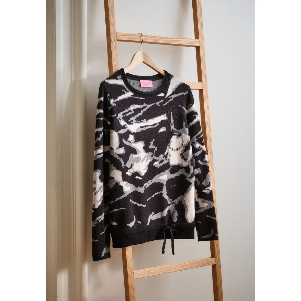Betty Barclay Jacquard Gebreide Trui Jouw Nieuwe Favoriet Black Dames