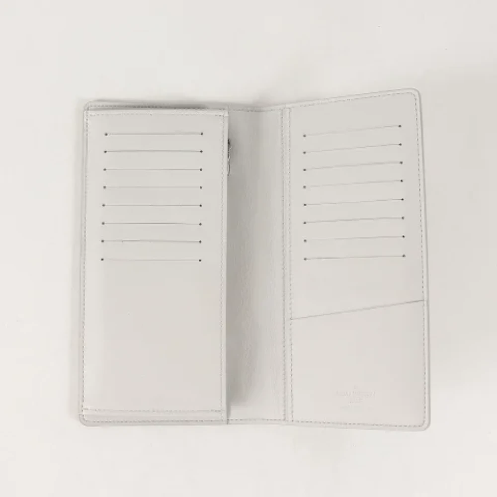 Louis Vuitton Vintage Pre-owned Leather wallets White Heren