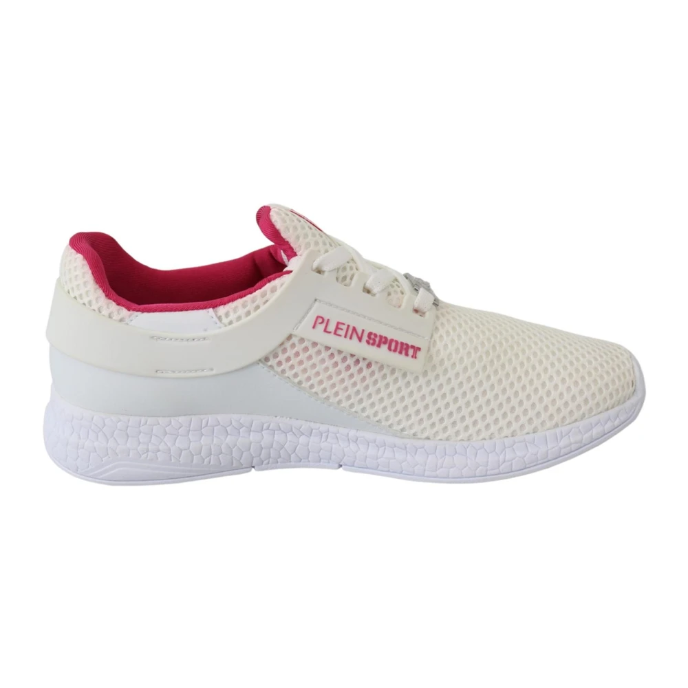 Plein Sport Women's White New Authentic Runner Becky Shoes - Running Shoes - 6 Uk - Sport