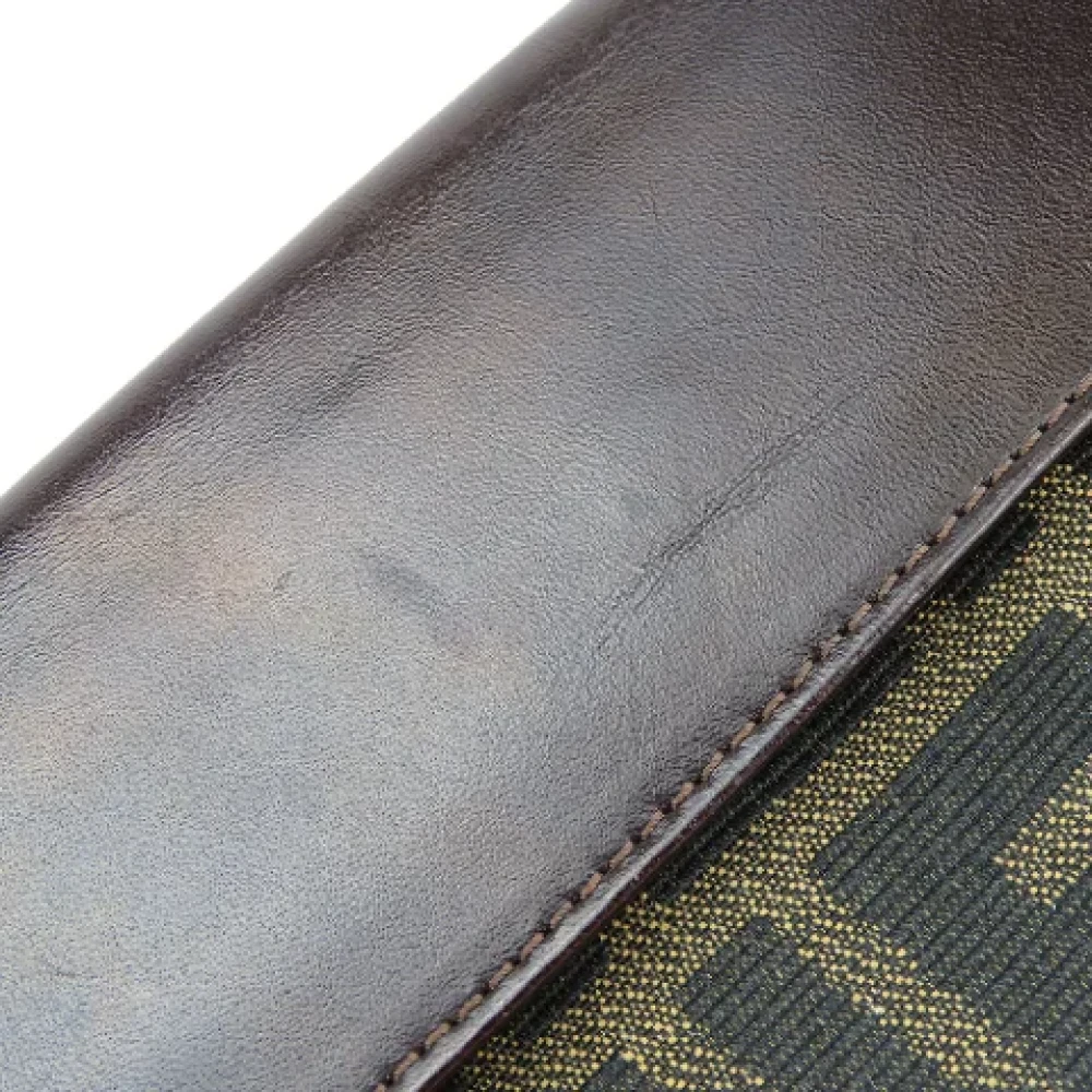 Fendi Vintage Pre-owned Canvas wallets Brown Dames