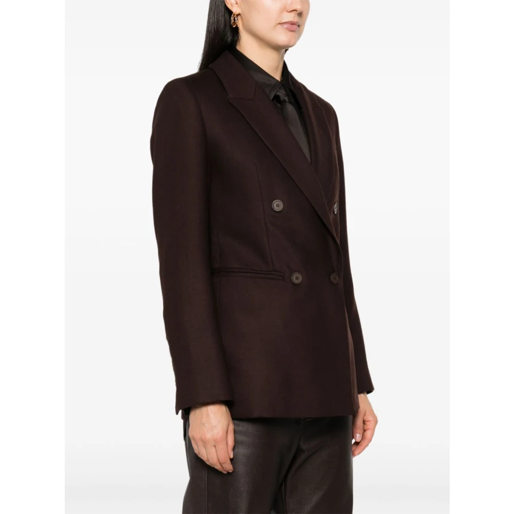 Semicouture Wood Valeria Stijlvolle Modieuze Jurk Brown Dames