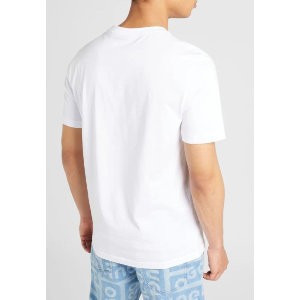Hugo Boss Ocean Boss T-Shirt Heren Casual Tee White Heren