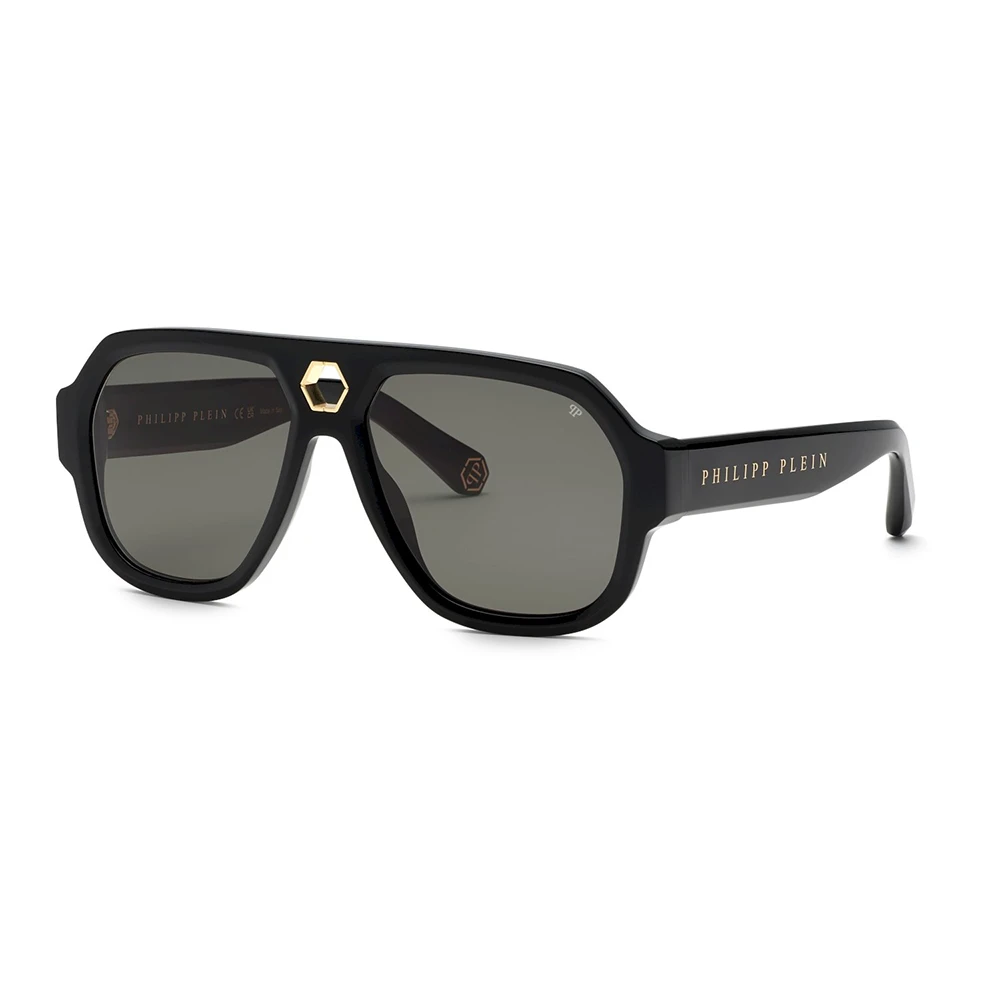 Philipp Plein Black Sunglasses, Unisex, 58 Mm, Plein Starlight Spp143
