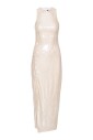 sequins-buttoned-dress-beige