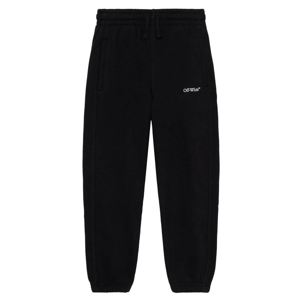 Off White , Sweatpants, Unisex, Black, 10 Y, Bookish Diagonal Joggers
