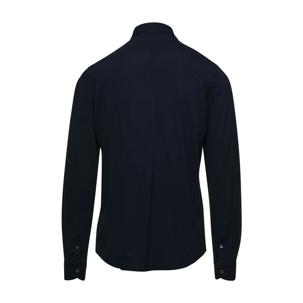 La Fileria Overhemden Camicia Maglia Blue Heren