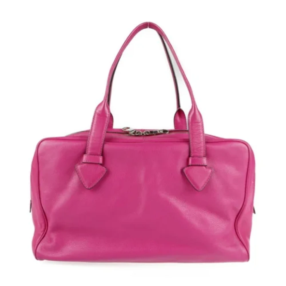 Loewe Pre-owned Leather handbags Pink Dames