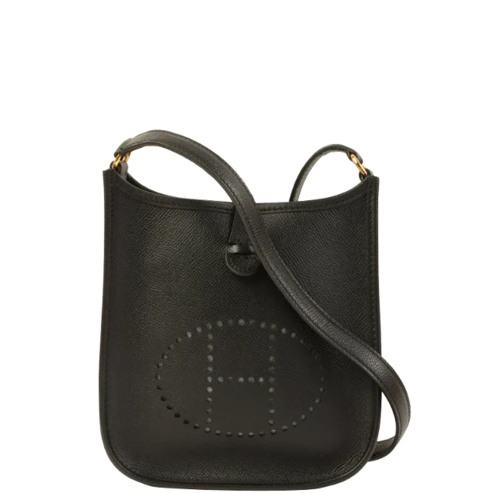 Hermès Vintage Pre-owned Fabric shoulder-bags Black Dames