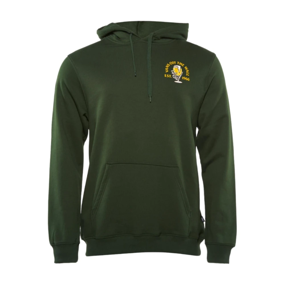 Vans Men's Green Modern Urban Hoodie With Logo - Hoodies - S - Sweatshirts & Hoodies