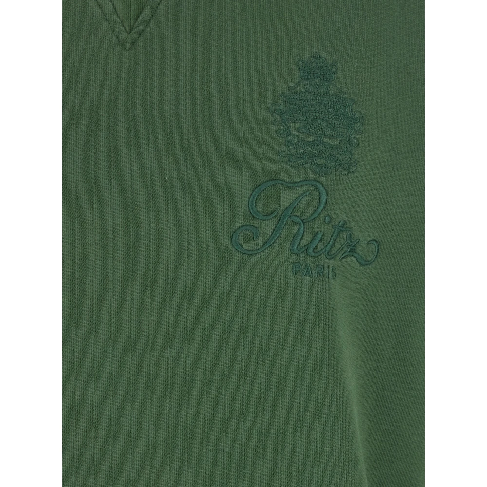 Frame Paris Groene Trui met Logo Borduursel Green Dames