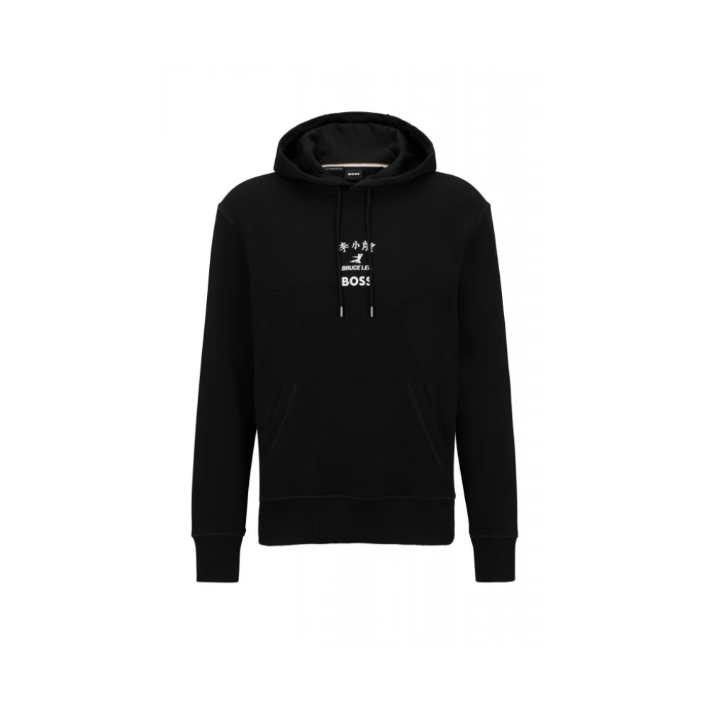 Hugo Men's Black Boss - Sweatshirts Hoodies > Hoodies - Hoodies - M - Sweatshirts & Hoodies